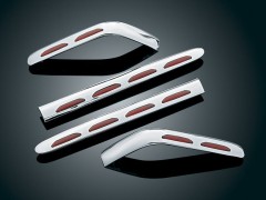 Lighted Saddlebag Moldings with Red Lens for 2001-10 GL1800