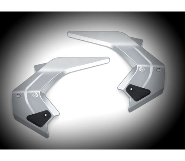 Goldwing Omni Chrome Frame Covers with Black Inserts
