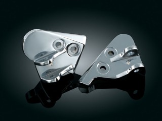 Chrome Driver Peg Mounts Goldwing GL1800 F6B