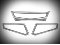 Chrome Taillight Lens Trim for 2012-17 Goldwing GL1800