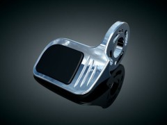 Chrome Contoured ISO Throttle Boss for Kuryakyn Grip Covers