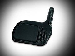 Black Contoured ISO Throttle Boss for Kuryakyn Grip Covers