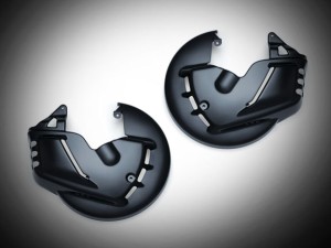 Black Front Rotor Covers for Goldwing GL1800 F6B
