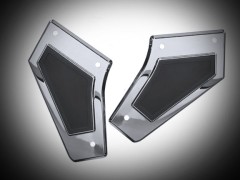 Goldwing Chrome Swingarm Covers with Scuff Pads