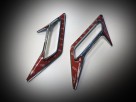 Goldstrike Goldwing Front Fender Vent Trims- Chrome