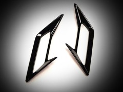 Goldstrike Goldwing Front Fender Vent Trims- Black