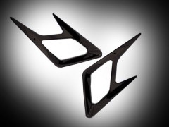 Goldstrike Goldwing Side Panel Vent Trims-Black