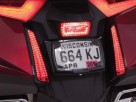 Goldstrike Curved Goldwing License Plate Frame-Black