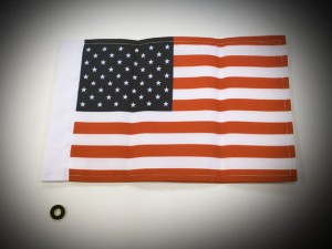 USA 6" x 9" Motorcycle Flag