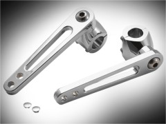 Rivco Adjustable Chrome Highway Peg Mounts for Goldwing