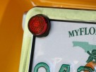 Motorcycle License Plate Reflector